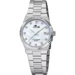 Relógio Lotus 18838/1 creme pulseira de de aço inoxidável, mulher