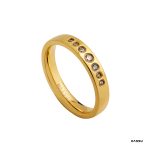 Aliança Hassu Urban Golden Shine - 7HSS010143C