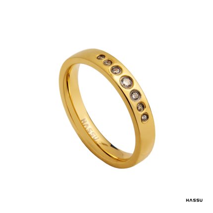 Aliança Hassu Urban Golden Shine - 7HSS010143C