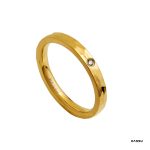 Aliança Hassu Urban Golden Shine - 7HSS010144C