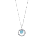 Colar flor Lotus Silver LP3080-1/4 prata, mulher