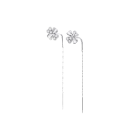 Brincos trevo Lotus Silver LP3108-4/3 prata, mulher