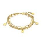 Pulseira Lotus Style Woman'S Heart LS2313-2/2 de aço inoxidável, mulher