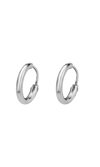 Argolas prata - 10mm - WS01123/10