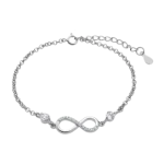 Pulseira Fina Infinito circ. 16 + 3CM - WS01210/19