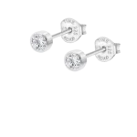 Brincos Pedras prata chaton cierrpres circ - 3mm - WS01567/4