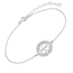 Pulseira trevo redondo circ.16+3cm - WS03235/19